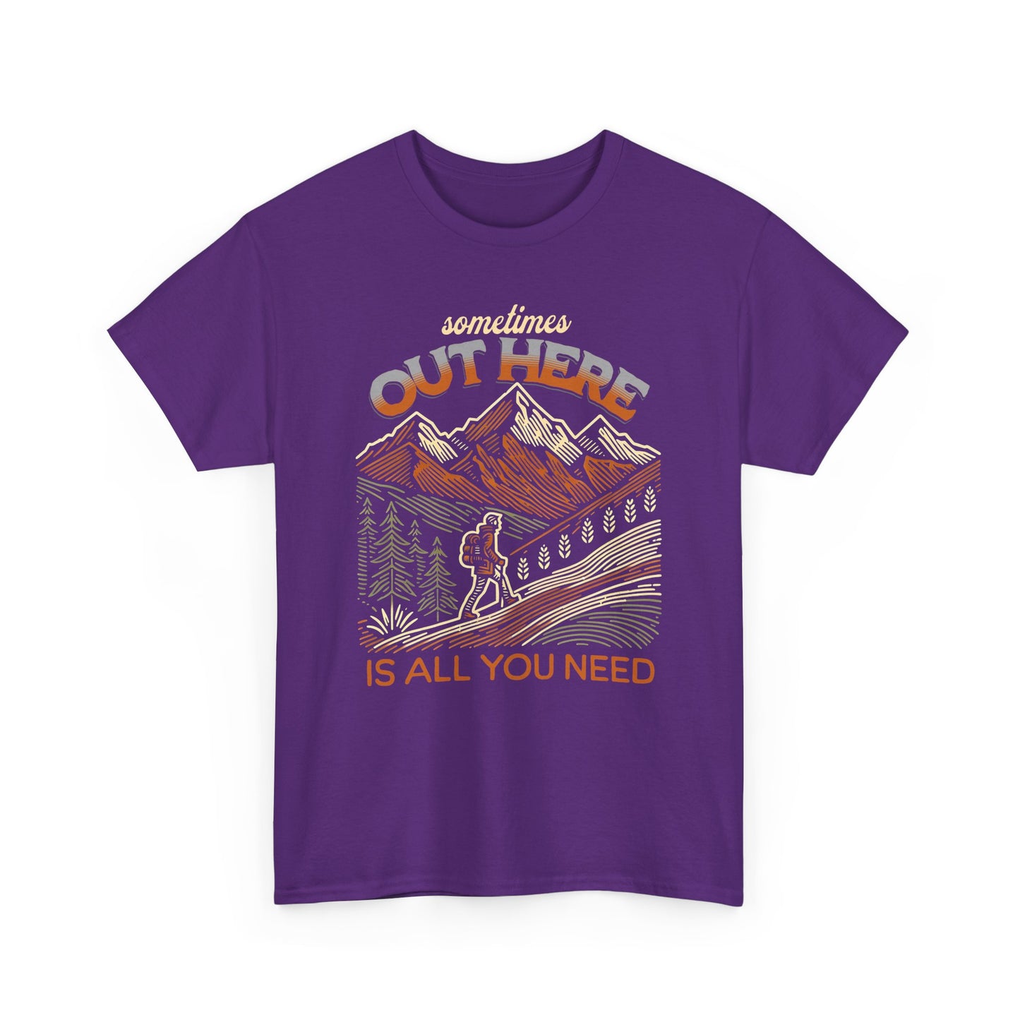 Short Sleeve-Out Here Mountain Tee