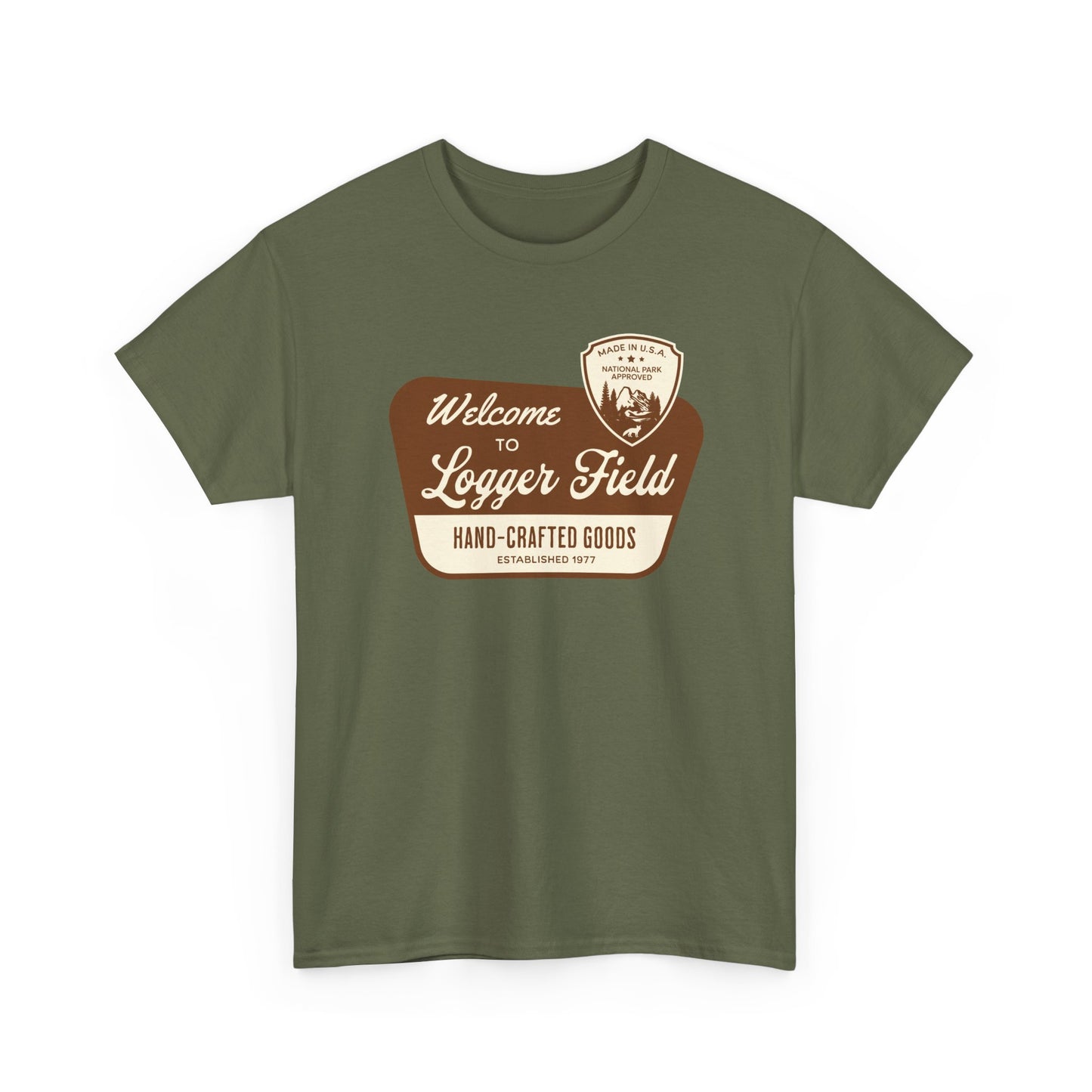 Short Sleeve-Logger Field Vintage Tee