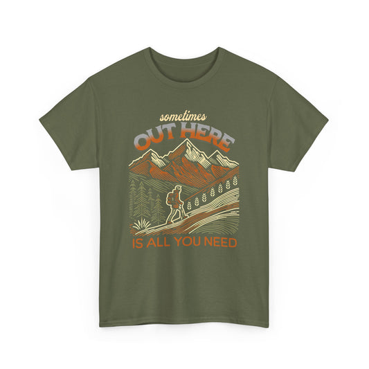 Short Sleeve-Out Here Mountain Tee