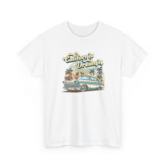 Short Sleeve-California Dreamin' Vintage Car Tee