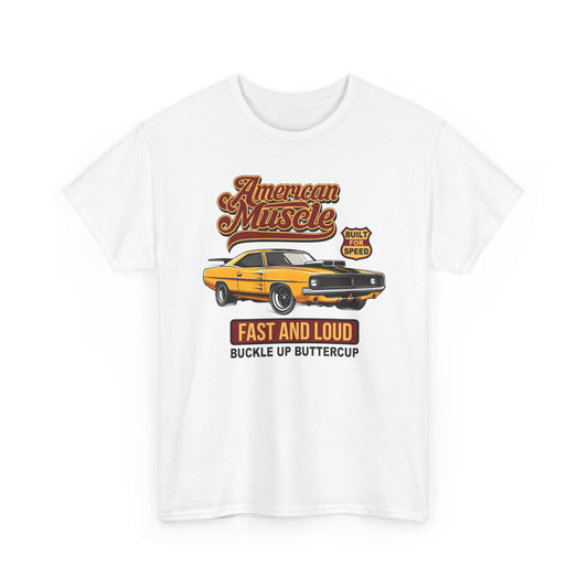 Short Sleeve-American Muscle Car Tee