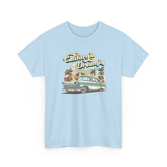 Short Sleeve-California Dreamin' Vintage Car Tee