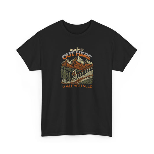 Short Sleeve-Out Here Mountain Tee