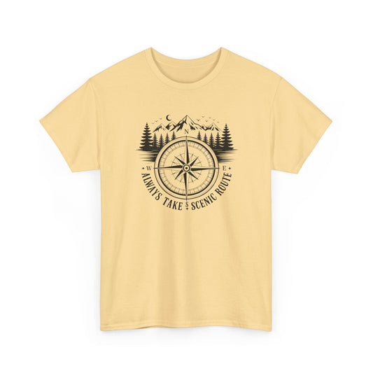Short Sleeve-Always Take a Scenic Route Outdoor Travel Tee