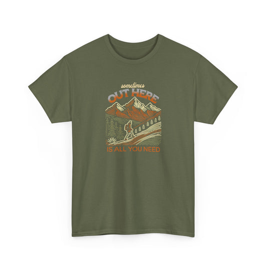Short Sleeve-Out Here Mountain Tee