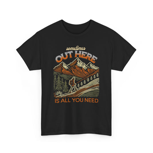 Short Sleeve-Out Here Mountain Tee
